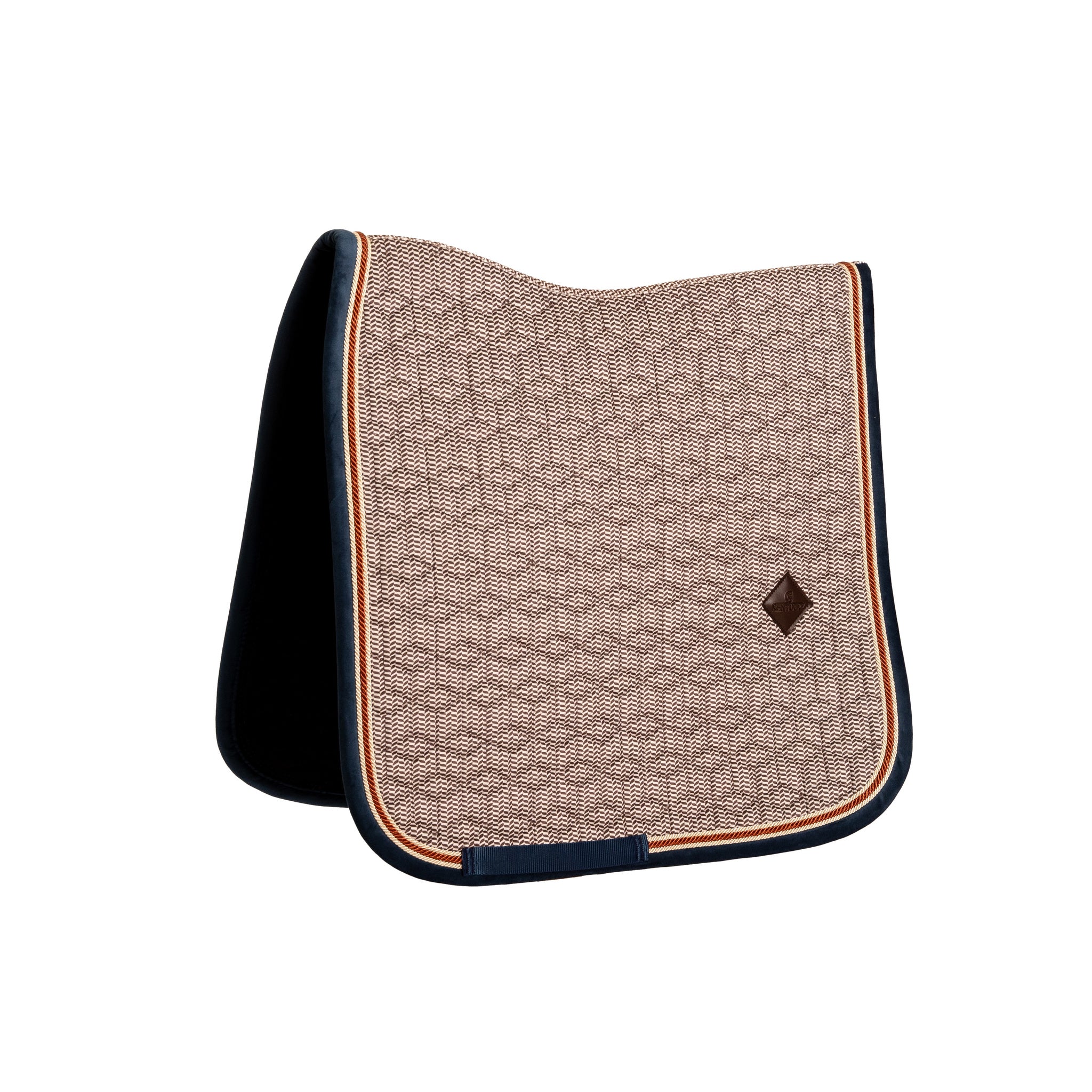 Tapis de selle Pied de Poule bordeaux DRESSAGE - Kentucky