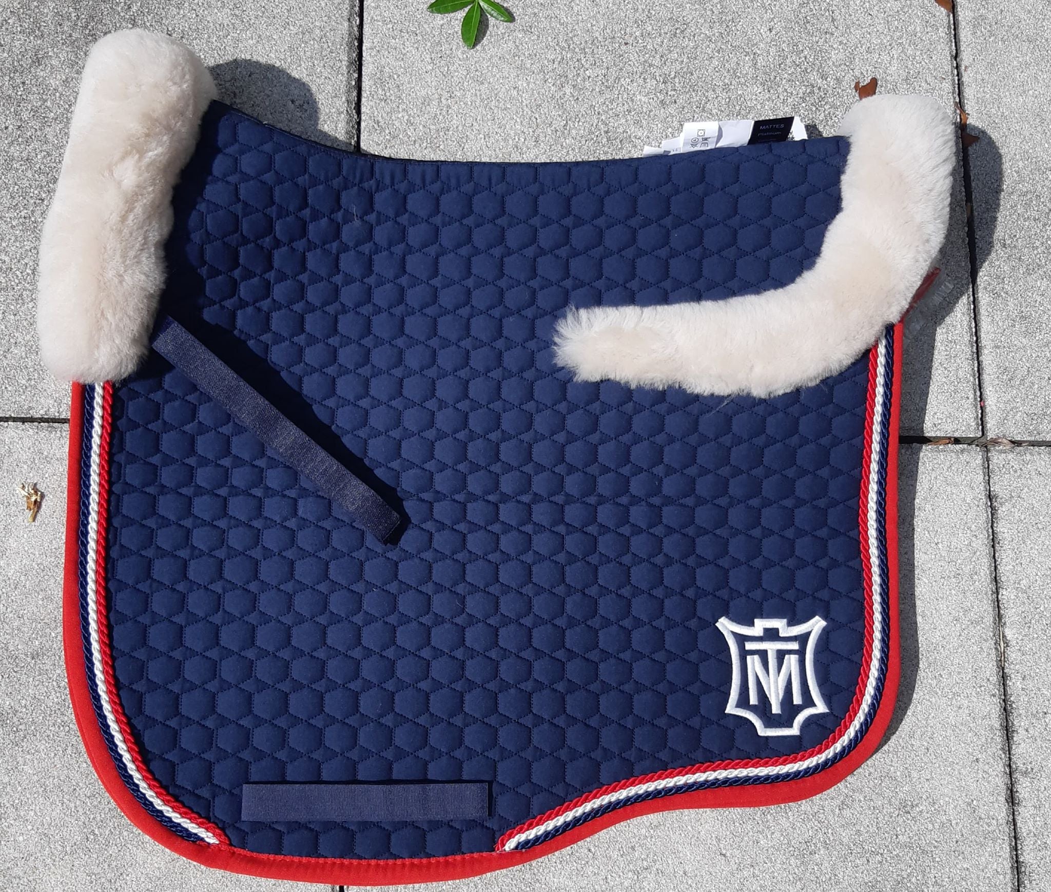 Mattes - Tapis de selle Eurofit avec rebords personnalisable