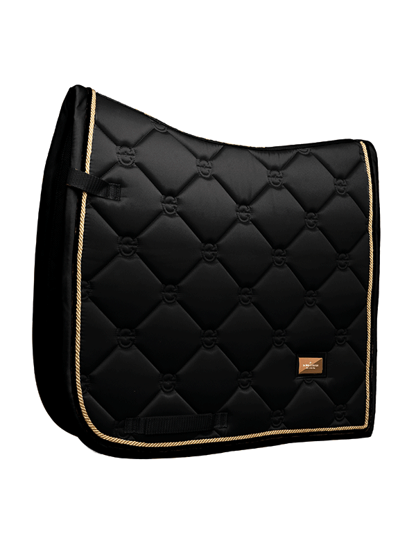 Black Edition Gold saddle pad - Equestrian Stockholm