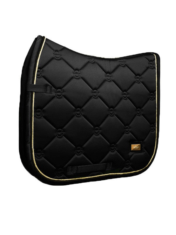 Black Edition Gold saddle pad - Equestrian Stockholm
