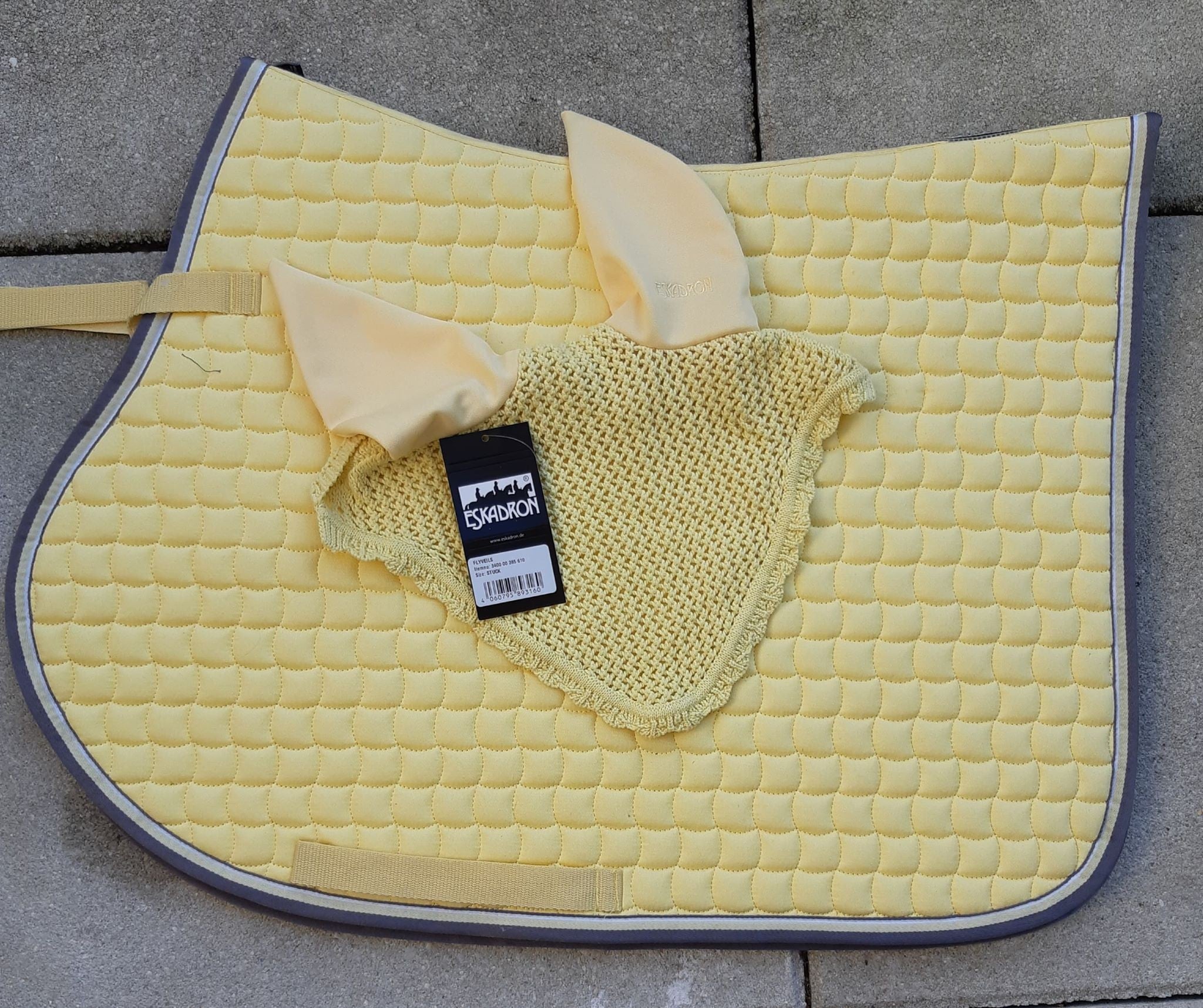 Tapis Cotton et bonnet Eskadron - Banane