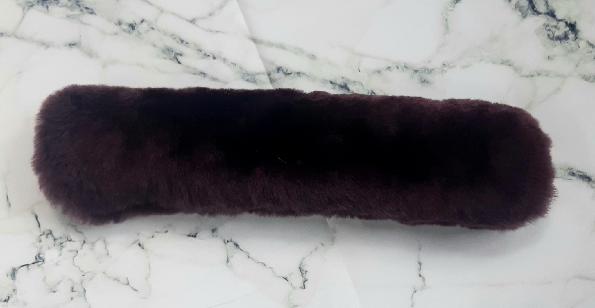 Plum noseband cover - Mattes