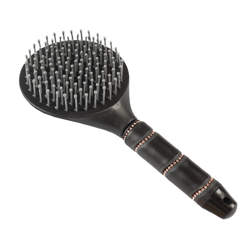 RAINBOW rhinestone hair brush - HORKA