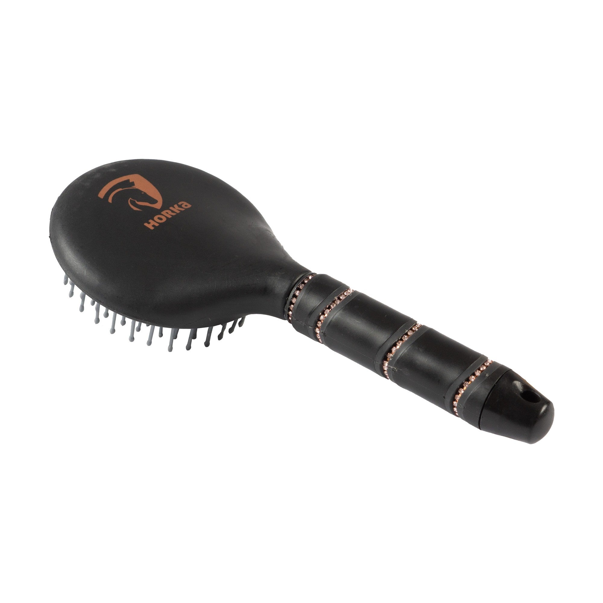 RAINBOW rhinestone hair brush - HORKA