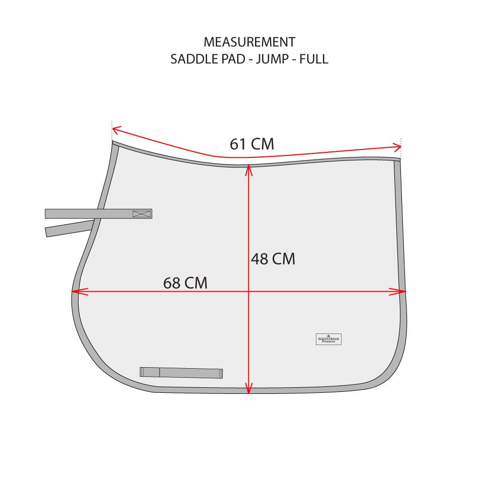 Tapis de selle Crystal Grey - Equestrian Stockholm
