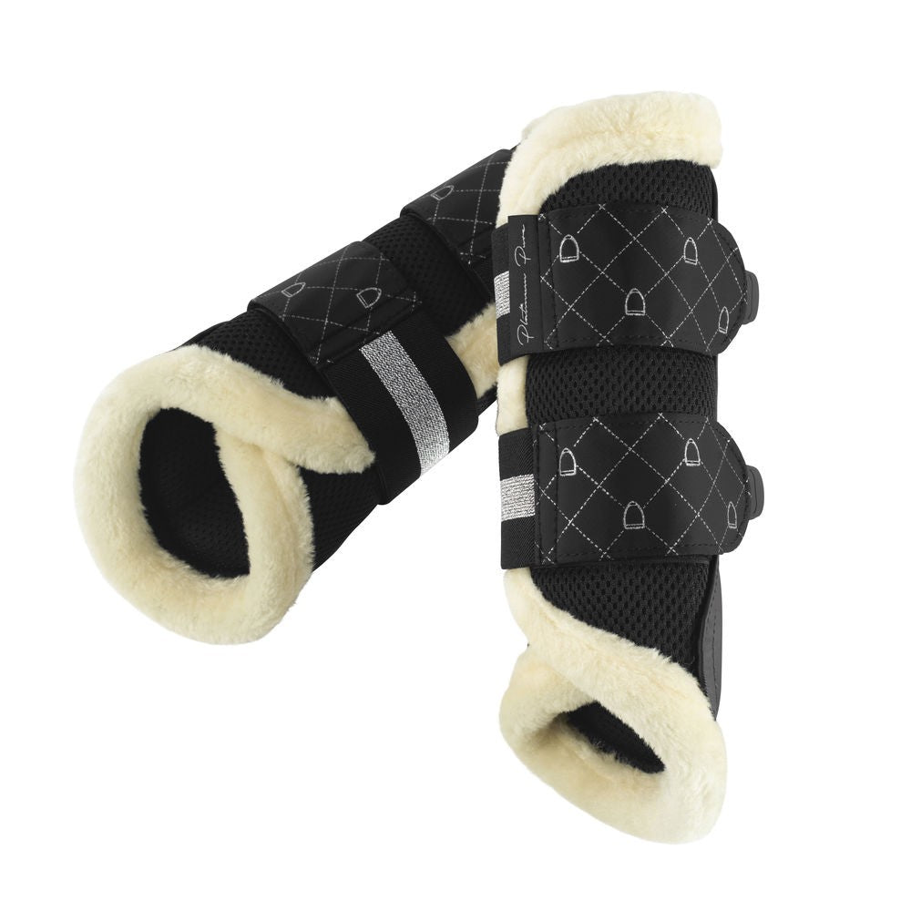 Platinum Pure Faux Fur Mesh Gaiters 2020 - Eskadron