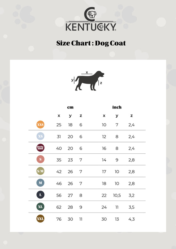 Manteau pour chien Heavy Fleece - Kentucky