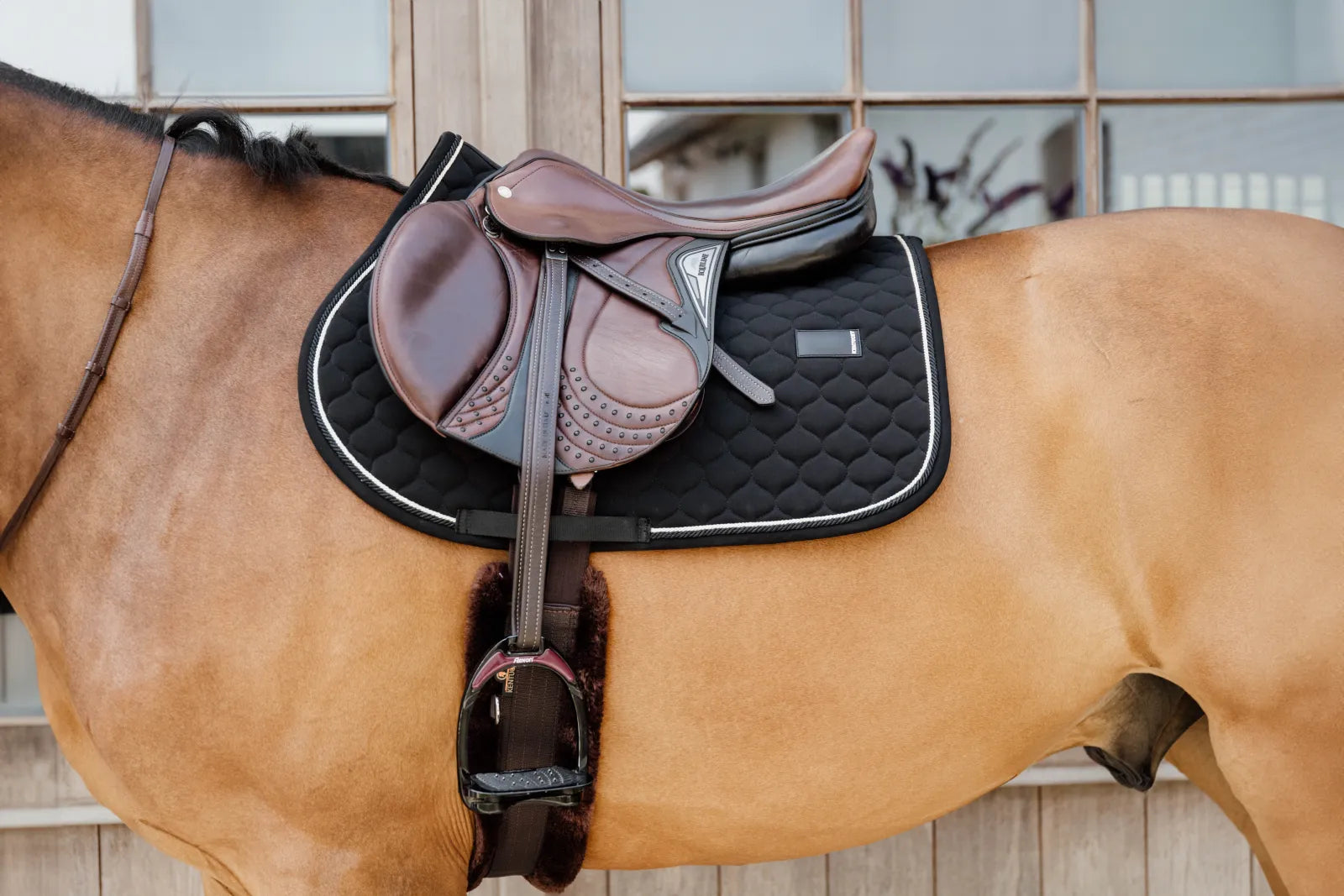 Tapis de selle Onion Quilt Rubber Logo MIXTE - Kentucky