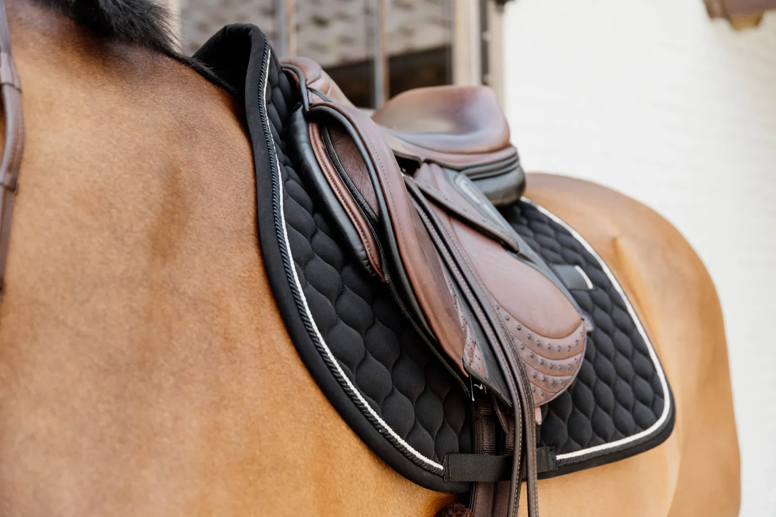 Tapis de selle Onion Quilt Rubber Logo MIXTE - Kentucky