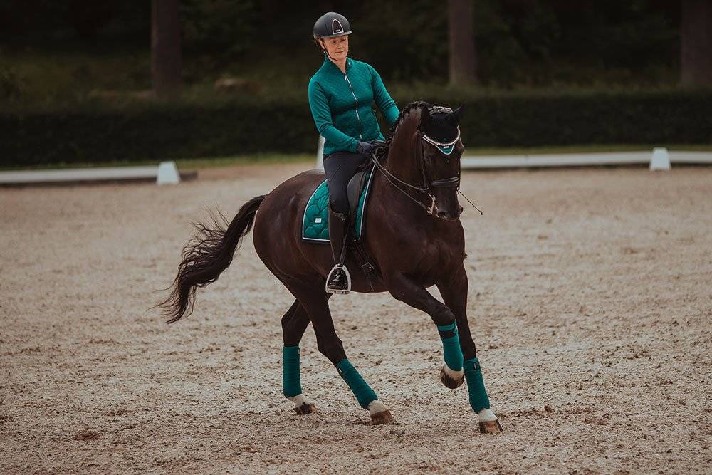 Emerald saddle pad - Equestrian Stockholm