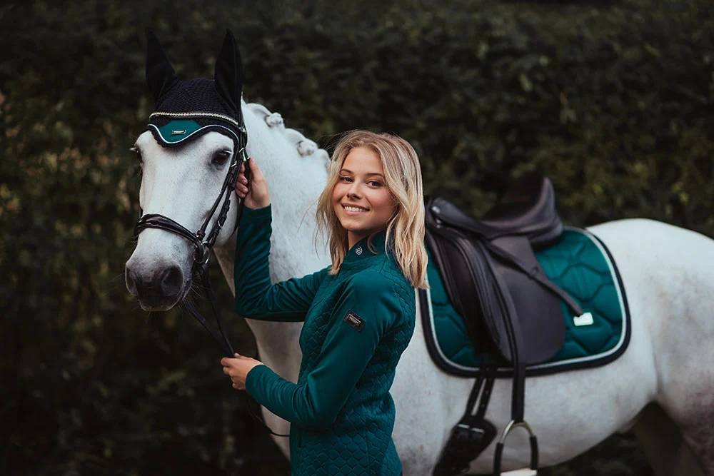 Emerald saddle pad - Equestrian Stockholm