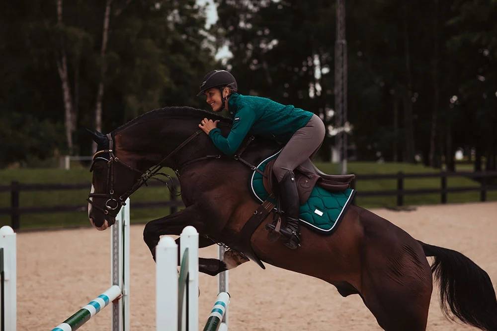 Emerald saddle pad - Equestrian Stockholm