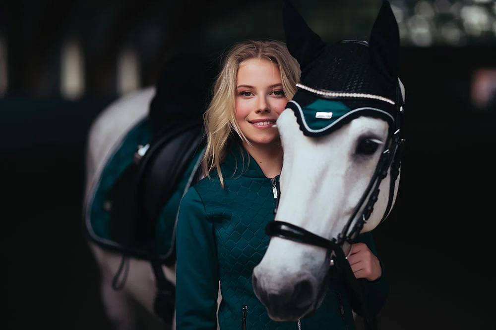 Bonnet anti-mouches EMERALD - Equestrian Stockholm