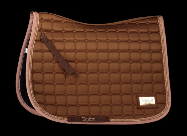 Tapis Camel bord rose - Rocky Road - Equito