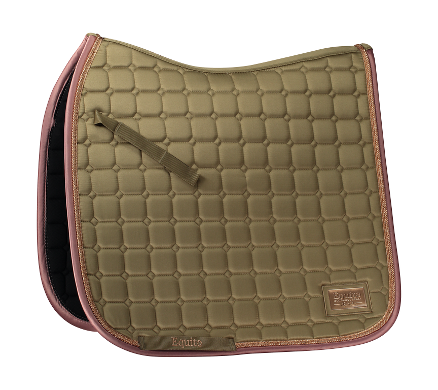 Tapis de selle Olive Blush - Equito