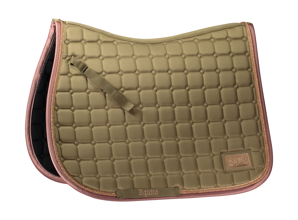 Tapis de selle Olive Blush - Equito
