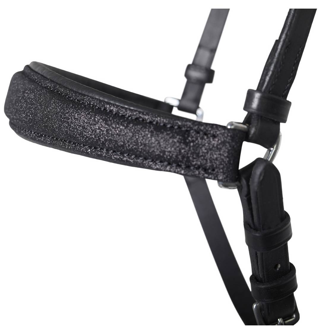 Muserolle allemande noir paillettée Hollywood Glamorous - SD Design