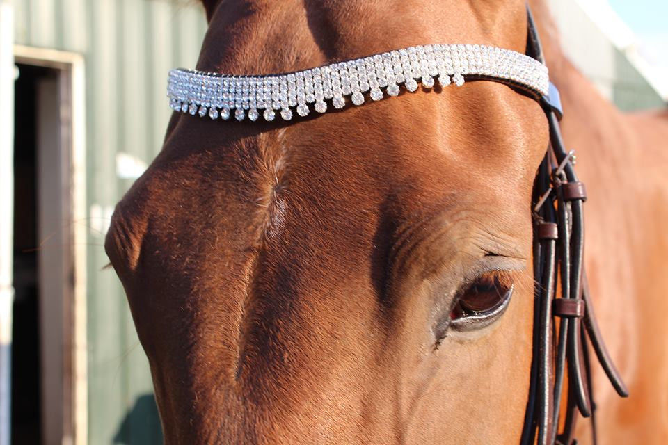 Frontal chainettes strass