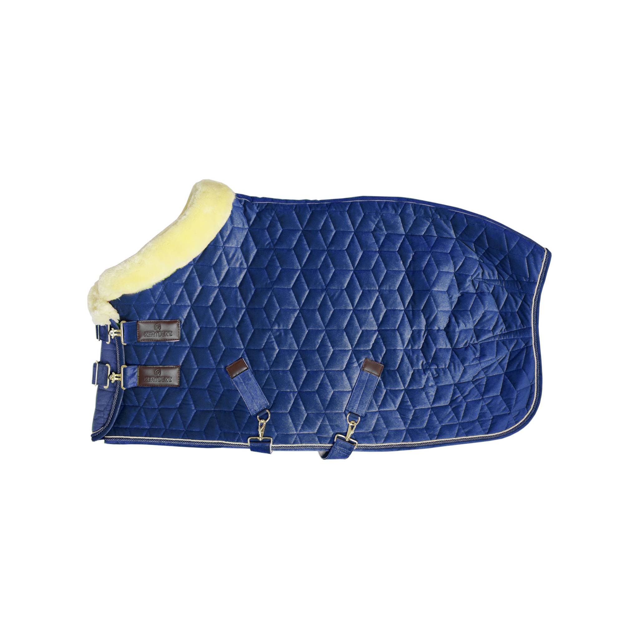 Kentucky Velvet Presentation Blanket 160g - Navy blue