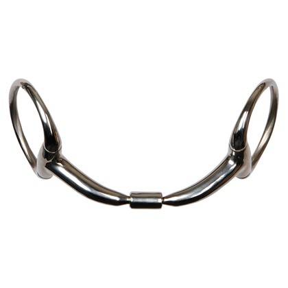 Mors de filet olive double brisure Roll-R anatomique 14mm - Harry&