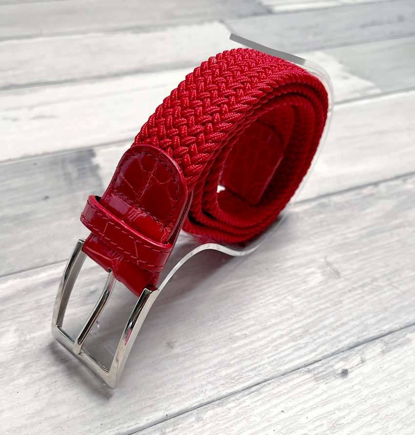 Grand Prix Belt Red/Red - Melca Paris