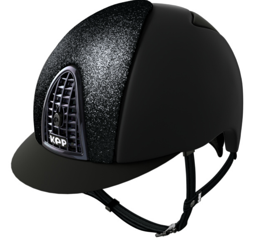 CROMO 1 Textile Glitter Black Star Helmet - KEP