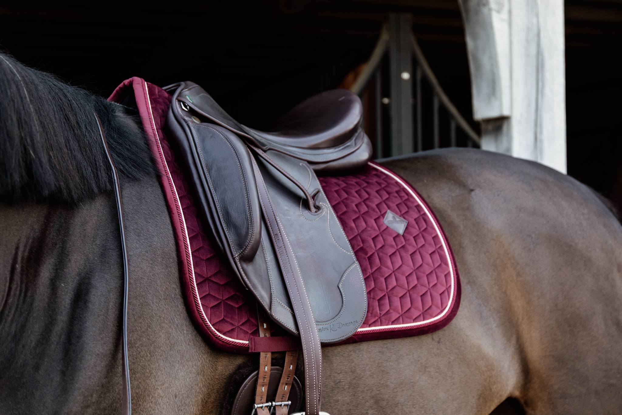Burgundy Velvet Rug - Kentucky