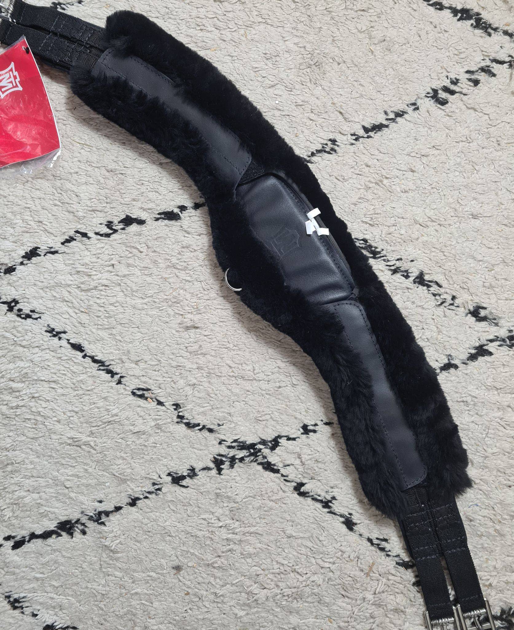 Sangle SLIM LINE longue demi-lune noire - MATTES