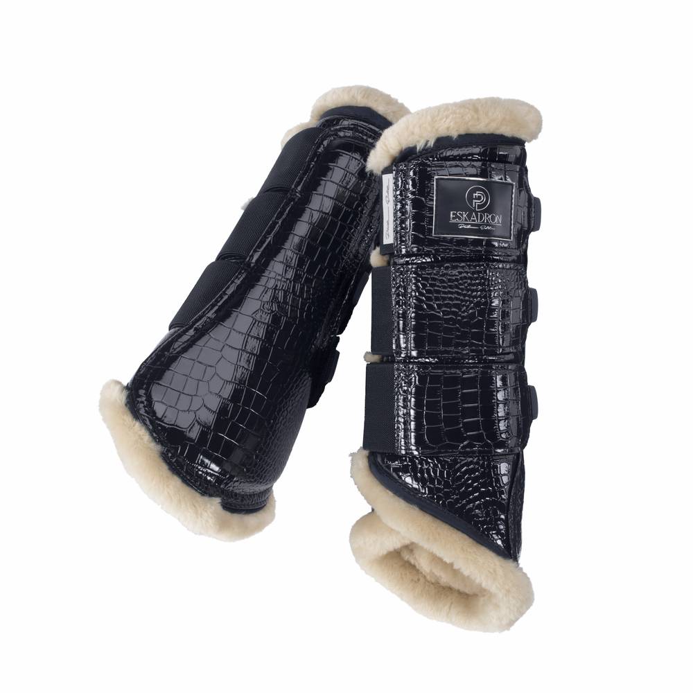 Croc Faux Fur Platinum Gaiters 2022 - Eskadron