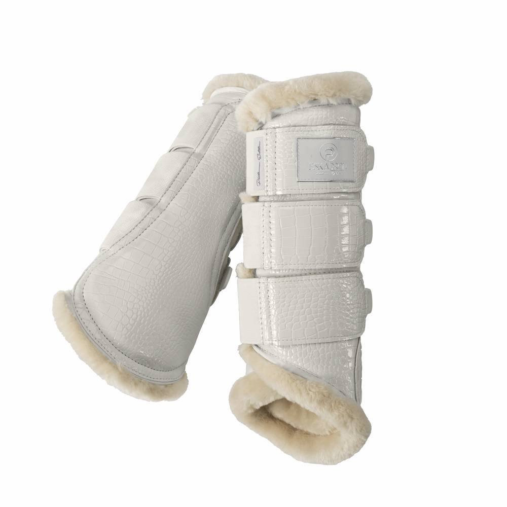 Croc Faux Fur Platinum Gaiters 2022 - Eskadron