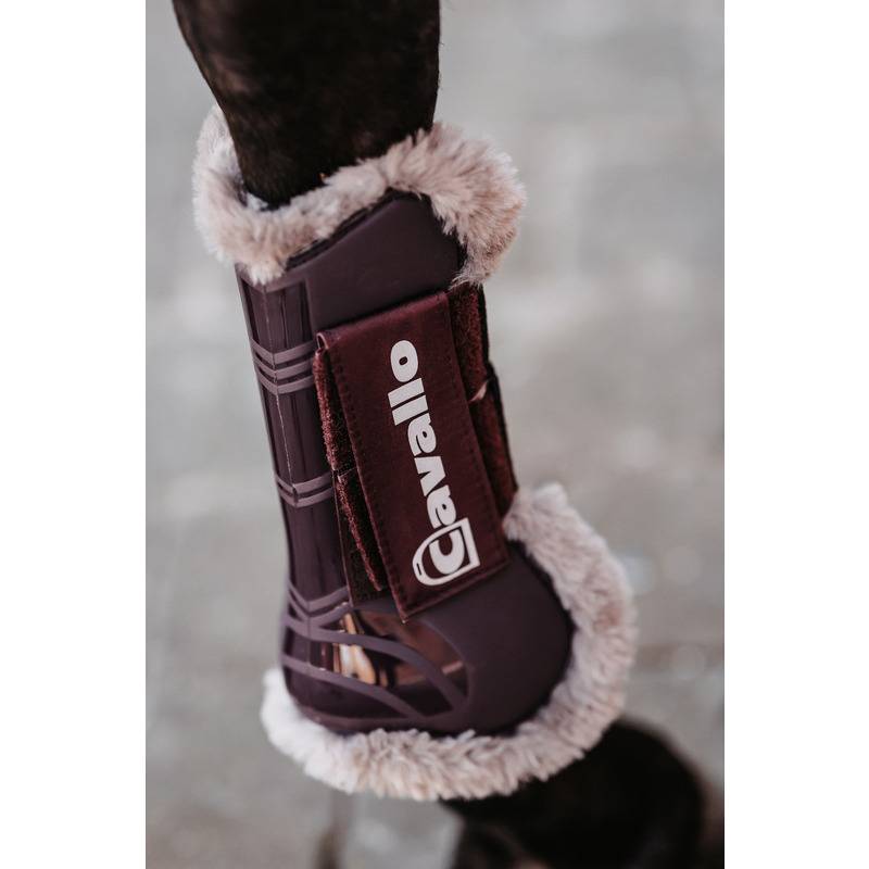 Gaiters with faux fur Himiko - Cavallo