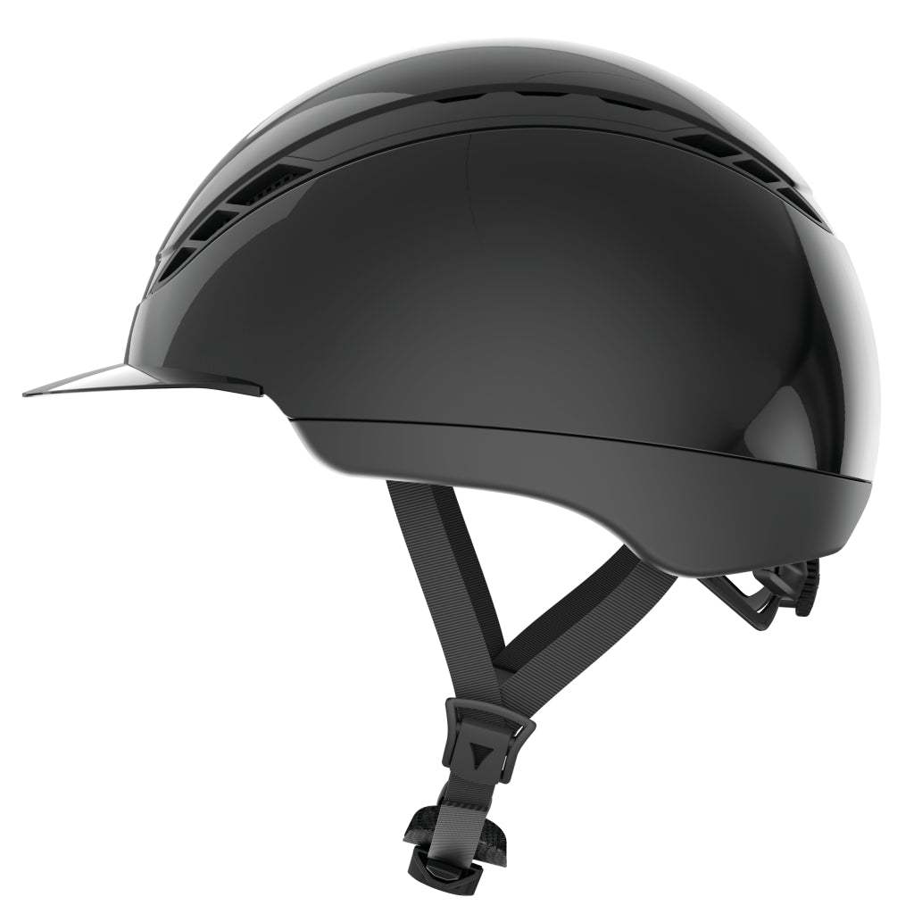 AirDuo Glossy Black Helmet - Abus