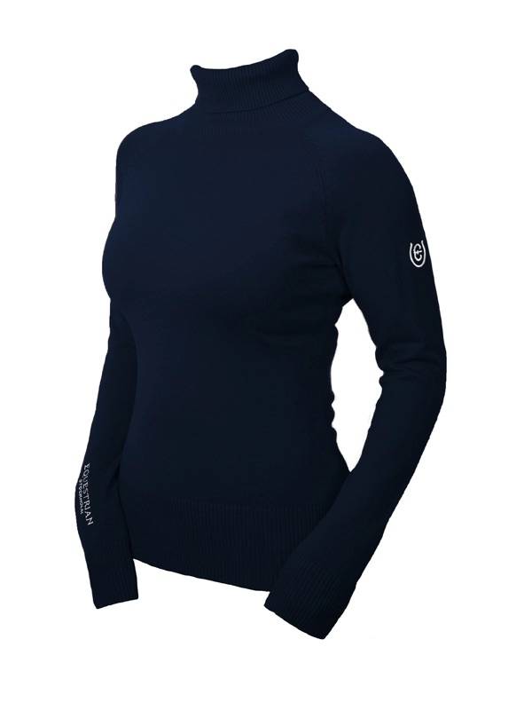 Pull col roulé Midnight Blue - Equestrian Stockholm