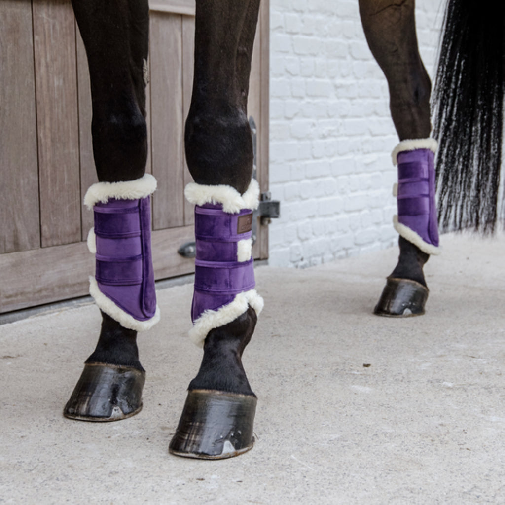 Velvet Contrast Gaiters - Kentucky