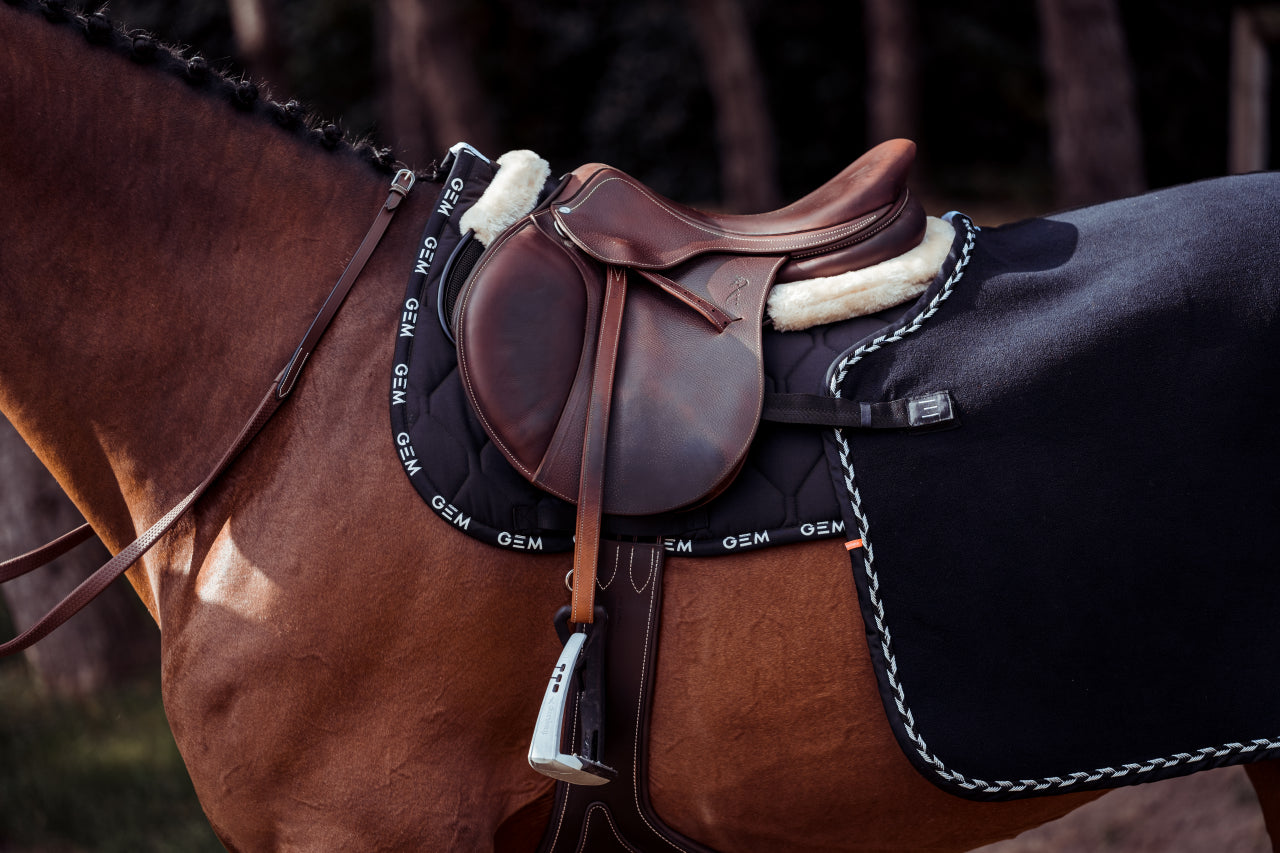 LOVE saddle pad - GEM