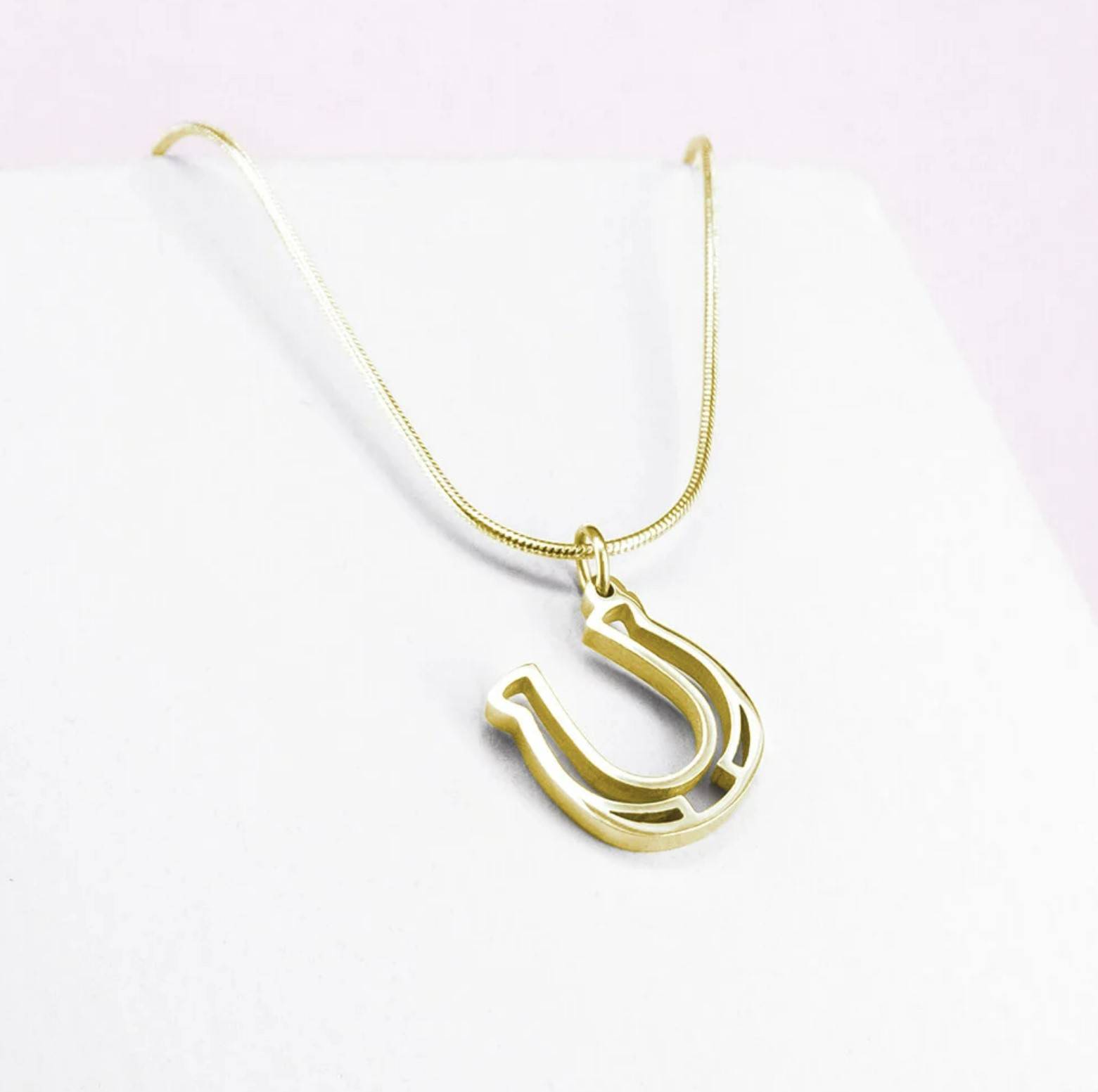 Pendentif fer à cheval - Ponytail & Co