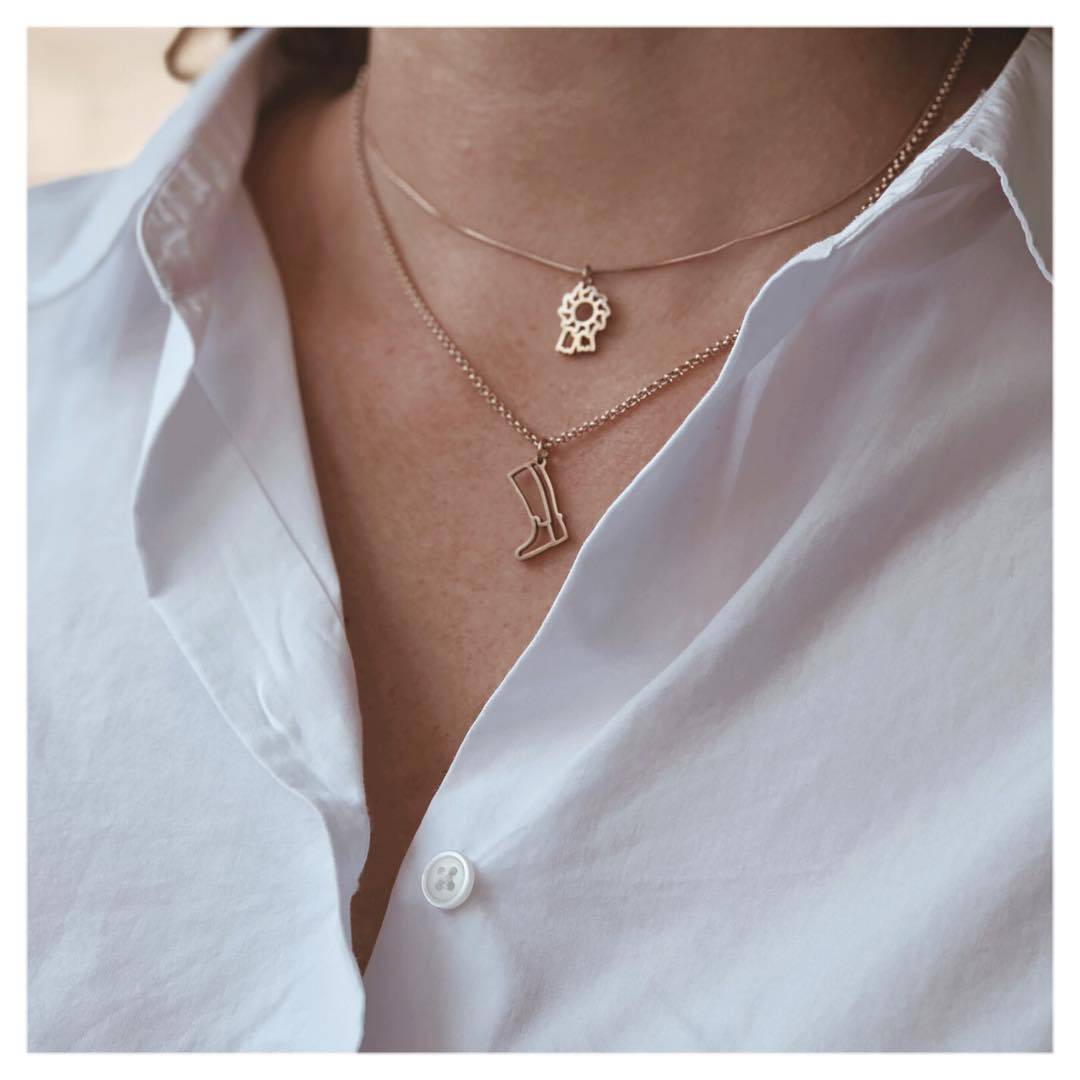 Boot pendant - Ponytail & Co