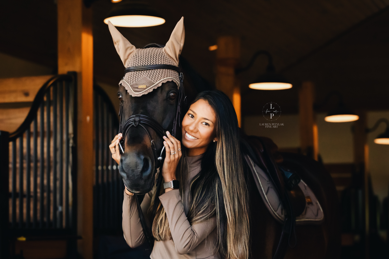Equestrian Stockholm fly cap - CHAMPAGNE
