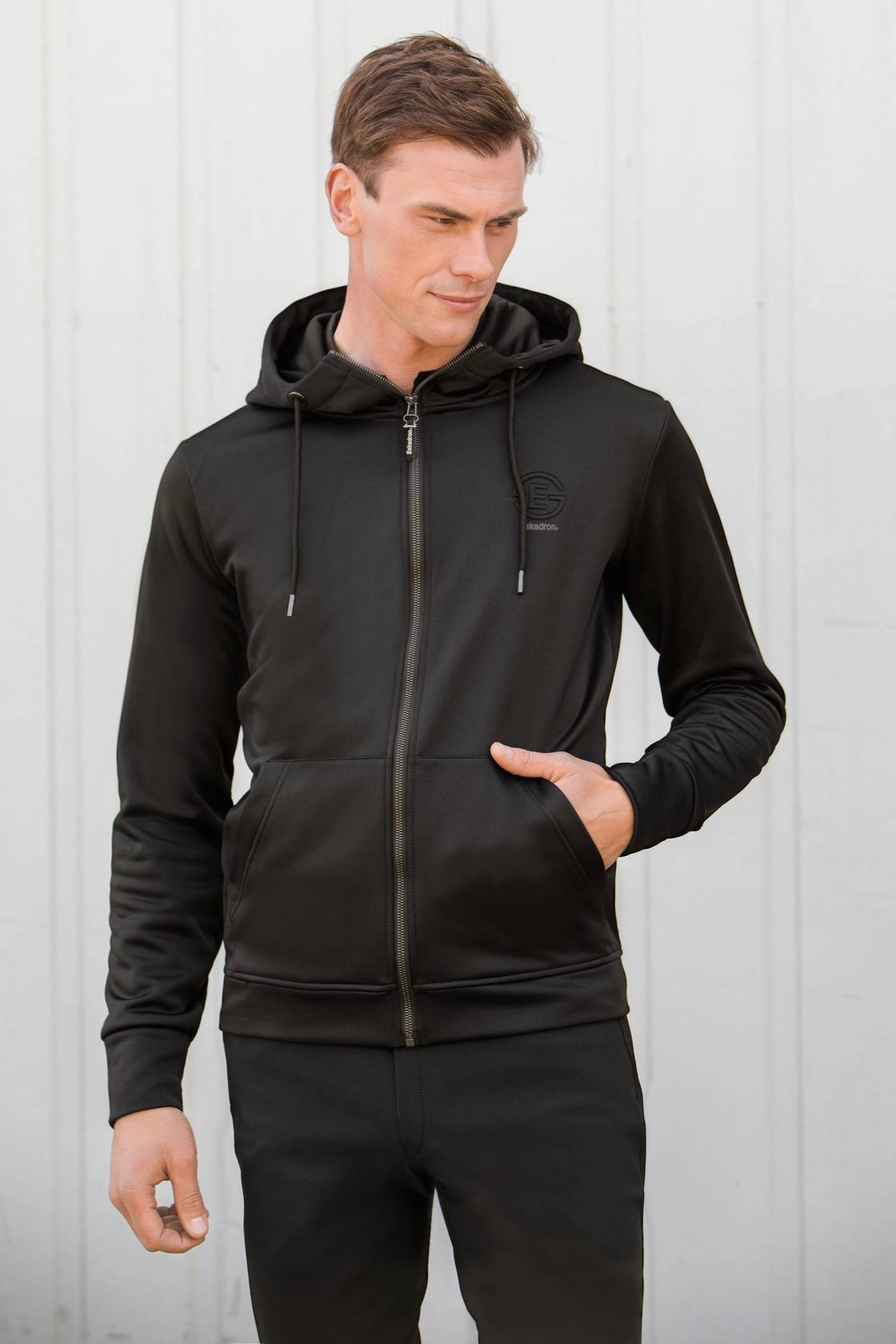 Sweat zippé à capuche homme REFLEXX 2023- Eskadron