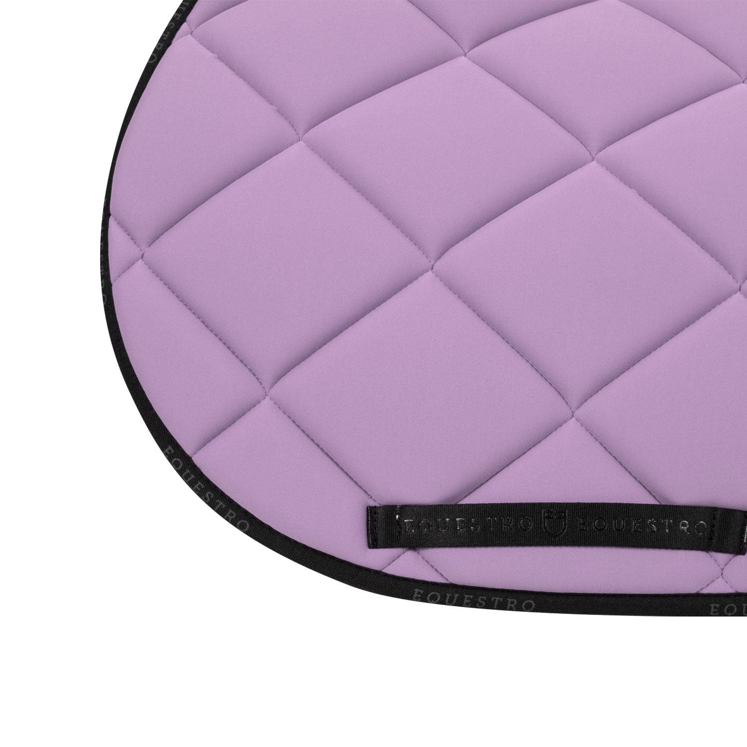Tapis de selle technique logo lilas/noir- EQUESTRO