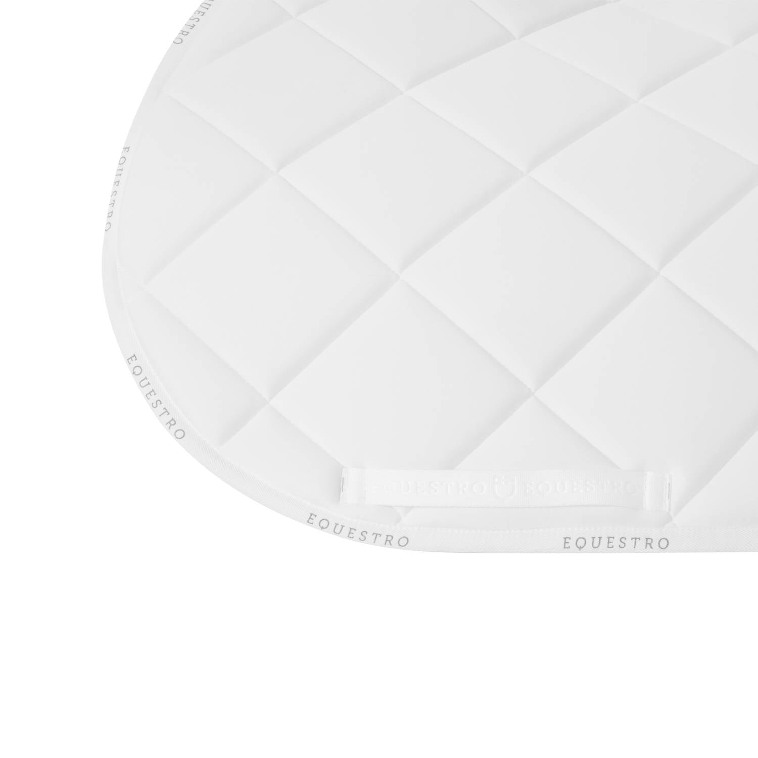 Tapis de selle technique logo blanc/blanc - EQUESTRO
