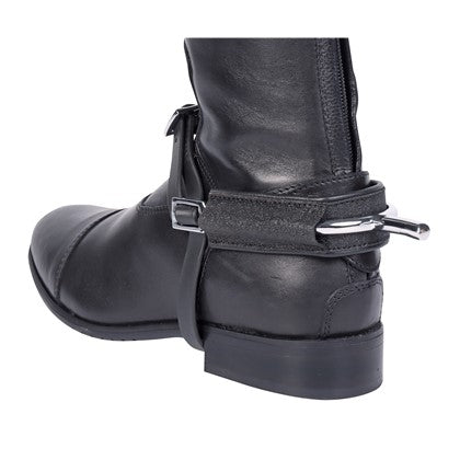 Gaine protection éperons noir à paillettes - Harry&