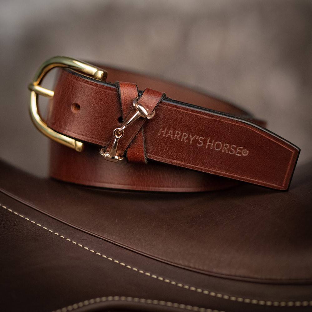 Horsebit leather belt - Harry&