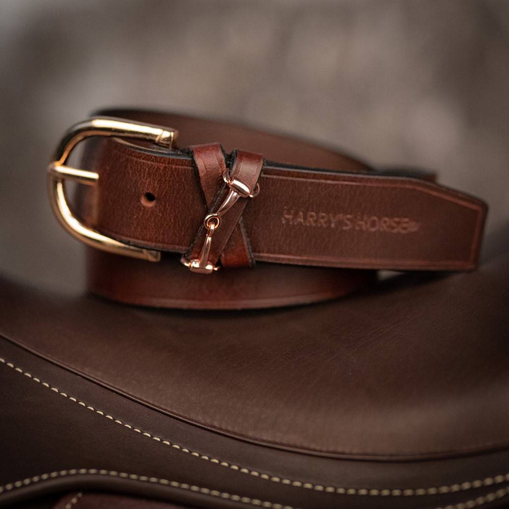 Horsebit leather belt - Harry&