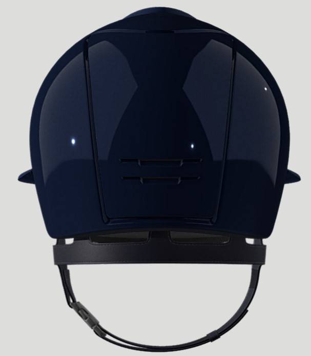 Casque CROMO 2.0 Polish Bleu Rose Gold visière POLO - KEP ITALIA