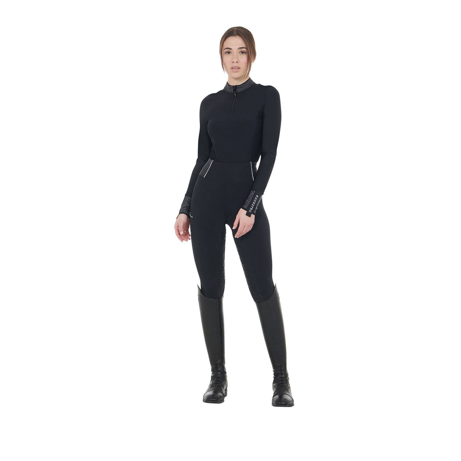 Legging full grip slim fit avec strass - Equestro
