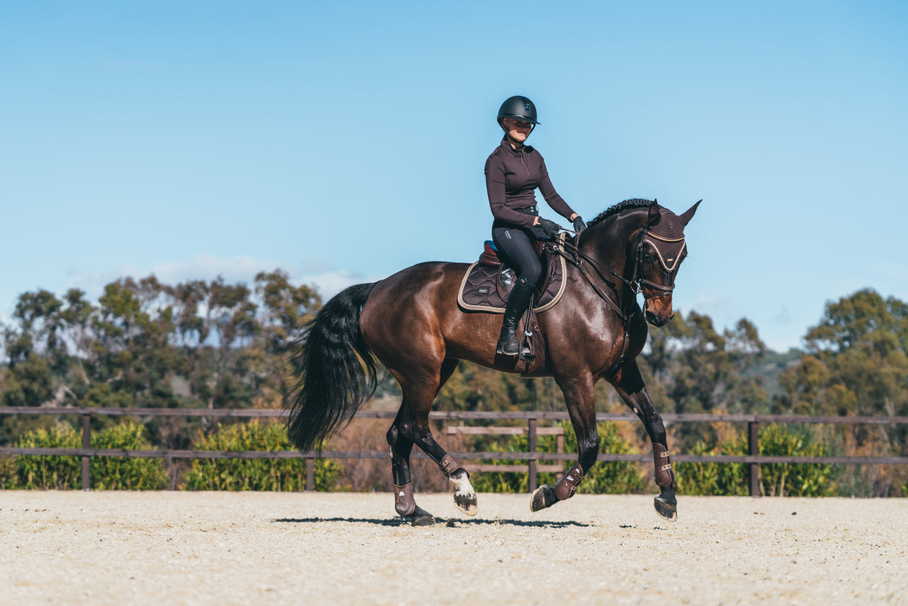 Tapis de selle GOLDEN BROWN - Equestrian Stockholm