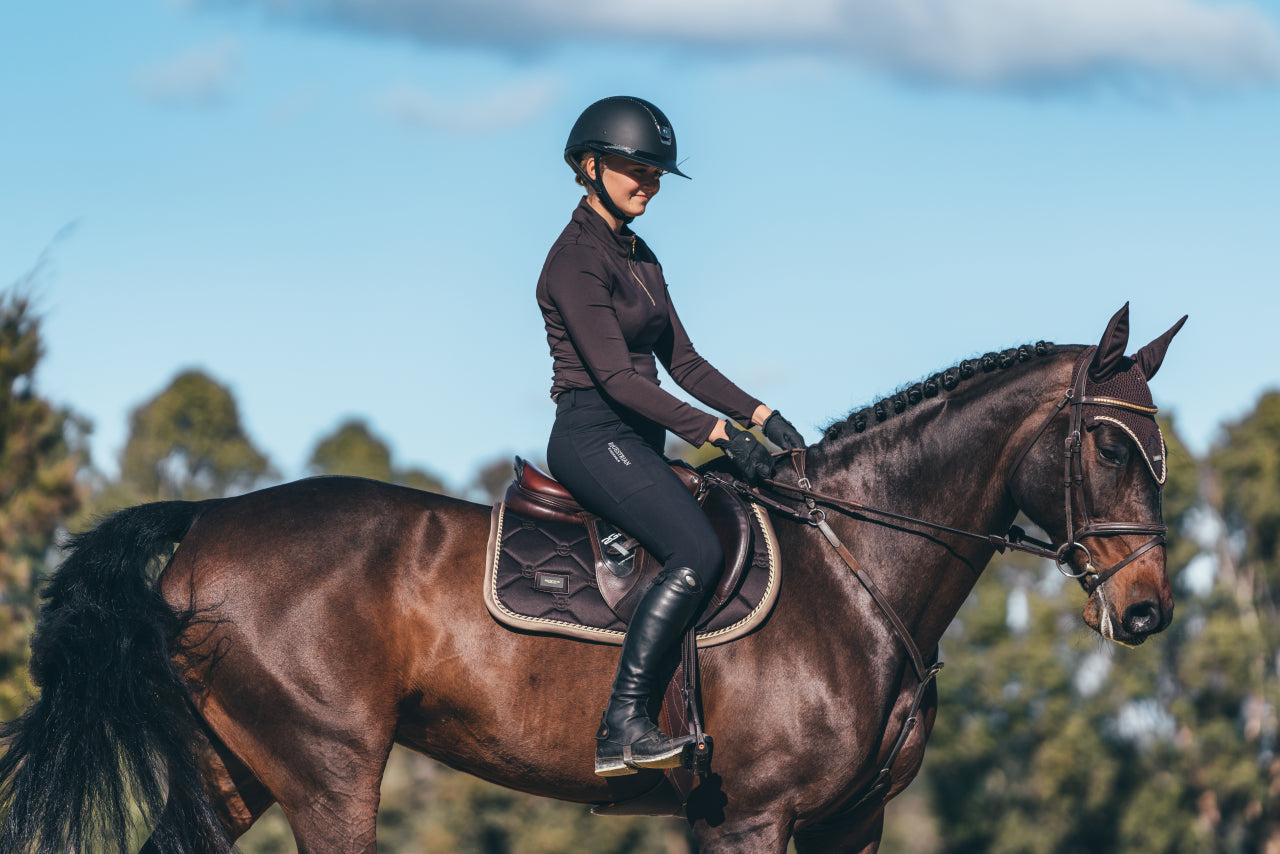 Tapis de selle GOLDEN BROWN - Equestrian Stockholm
