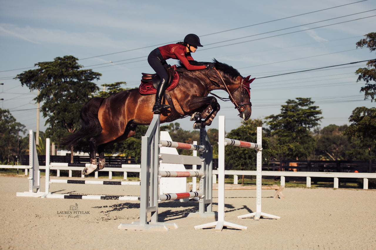 Tapis de selle Bordeaux - Equestrian Stockholm