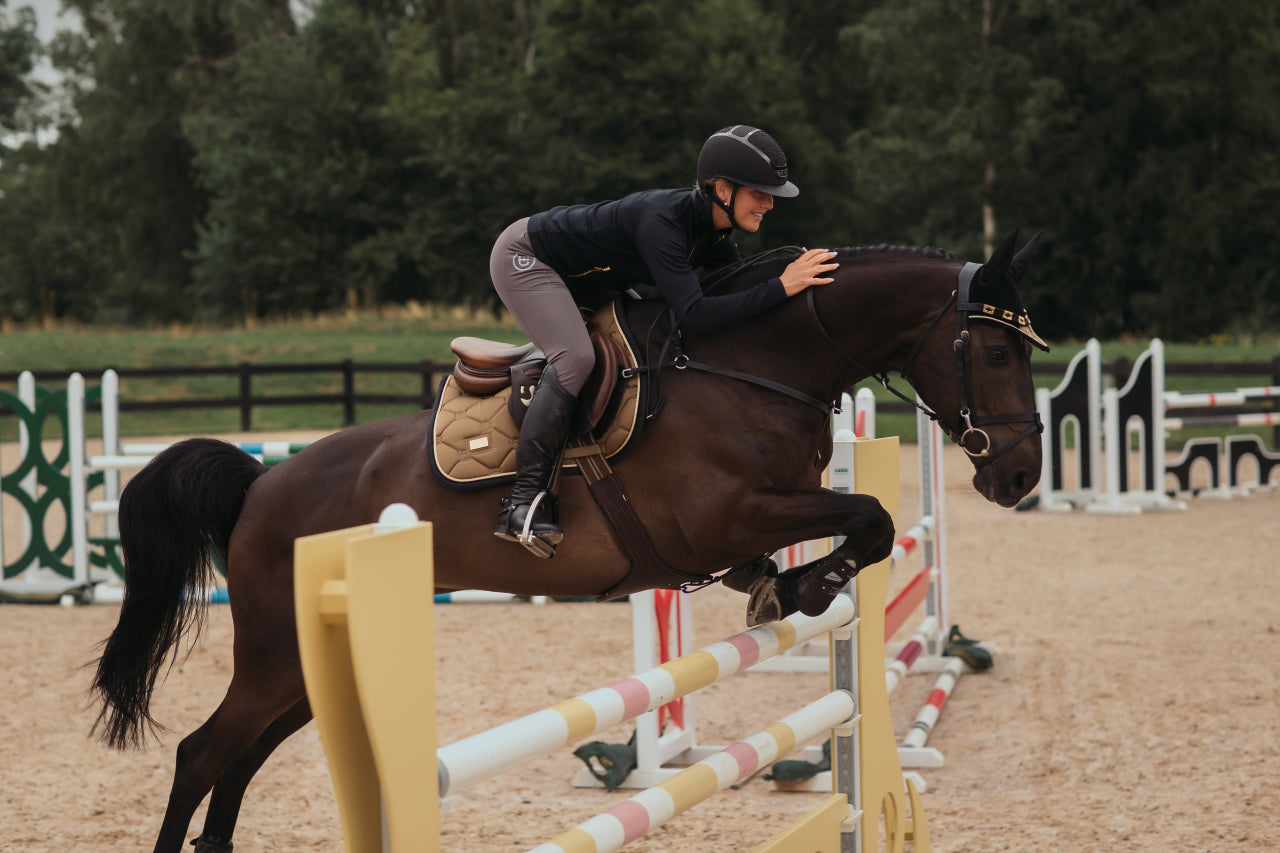 Tapis de selle Golden Brass - Equestrian Stockholm